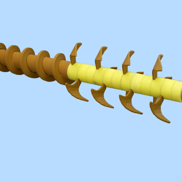 DUSTFIX rotor shaft - blocked out (01)